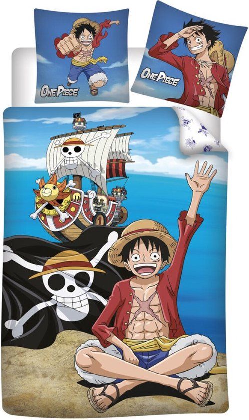 OEKO-TEX One Piece Dekbedovertrek - Going Merry - Katoen - 140x200 cm