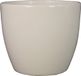 Trendhero B.V. Pot de fleurs Artevasi - Boule Panna - Ø 7,5 x H 6 cm - Céramique/Plastique - Rond - Pana (Blanc cassé)