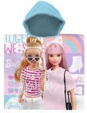 Barbie Kids zwemmen veranderende badjas handdoek | 120x60cm|Super zachte zwembad surfhanddoek en sneldrogende strandlaken, zomer Essentials voor kinderen 3-6 jaar