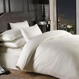 Emma Barclay Grosvenor - 1000 draadtelling Pin Stripe Hoeslaken in crème - Super kingsize bed