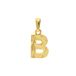 Lucardi Dames 14 karaat geelgouden letterhanger B