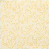 Papstar, 50 Napkins 'royal Collection' 1/4 Fold 40 Cm X 40 Cm Yellow 'damascato'