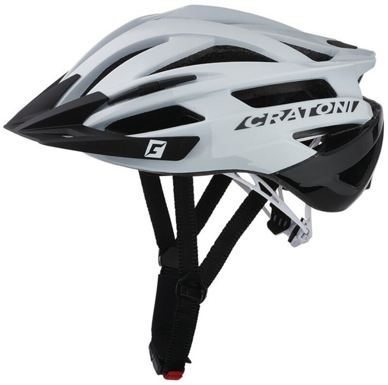 Cratoni Agravic MTB Helmet, white/black gloss