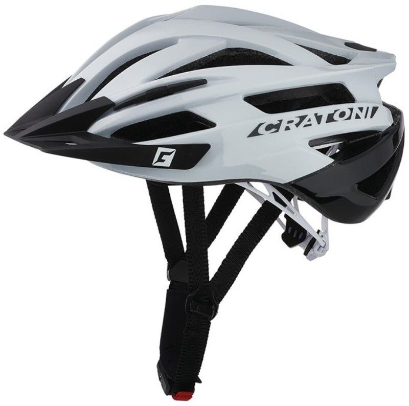 Cratoni Agravic MTB Helmet - white/black gloss