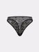 erlich TEXTIL String ICONIC LACE STRING schaduwzwart