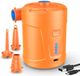 Unyqoos® Draagbare elektrische luchtpomp met oplaadbare accu, oranje