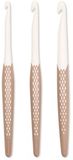 Prym 218596 Wollen haaknaaldenset, prym.ergonomics, taupe, 6/8/10 mm