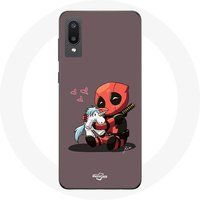 Maniacase Etui voor Samsung Galaxy A02 DeadPool eenhoorn