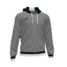 Joma L jas met capuchon Comfort II, unisex volwassenen, gemêleerd zwart