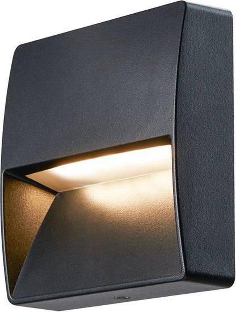 SLV Downunder Out - Buiten wandlamp - Vierkant - Antraciet