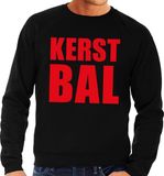 Bellatio Decorations Foute kersttrui - Kerst Bal - zwart - Heren - Maat M