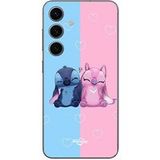 Maniacase Beschermhoes Samsung Galaxy S23 FE Stitch Angel mignon bleu rose