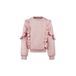 Koko Noko rechtvallende sweater met ruches - roze