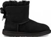 UGG K Mini Bailey Bow Ii Kinder Laarzen - Zwart - Maat 33,5