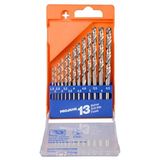Projahn 67018 HSS-G BASIC spiraalboorset, diameter 3,0 mm, 135 graden, 13-delig