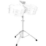 LP Latin Percussion M260 Timbalstandaard Matador, dubbelwandig, in hoogte verstelbaar, verchroomd staal, incl. koeibelhouder