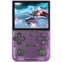 SZSMART K36 3,5 inch gameconsole open source systeem 64 GB (16.000 games) - paars
