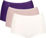Sloggi Women Basic+ Maxi (3-pack) - dames slip - wit - roze - paars