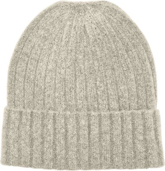 VERO MODA VMLUNA BEANIE Dames Hoofddeksels Oatmeal Polyester One size
