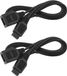 DeMain System 9 Pin Console de jeu Câble d'extension - Lot de 2 - Manette Câble d'extension 1,8 m Compatible avec Sega 2