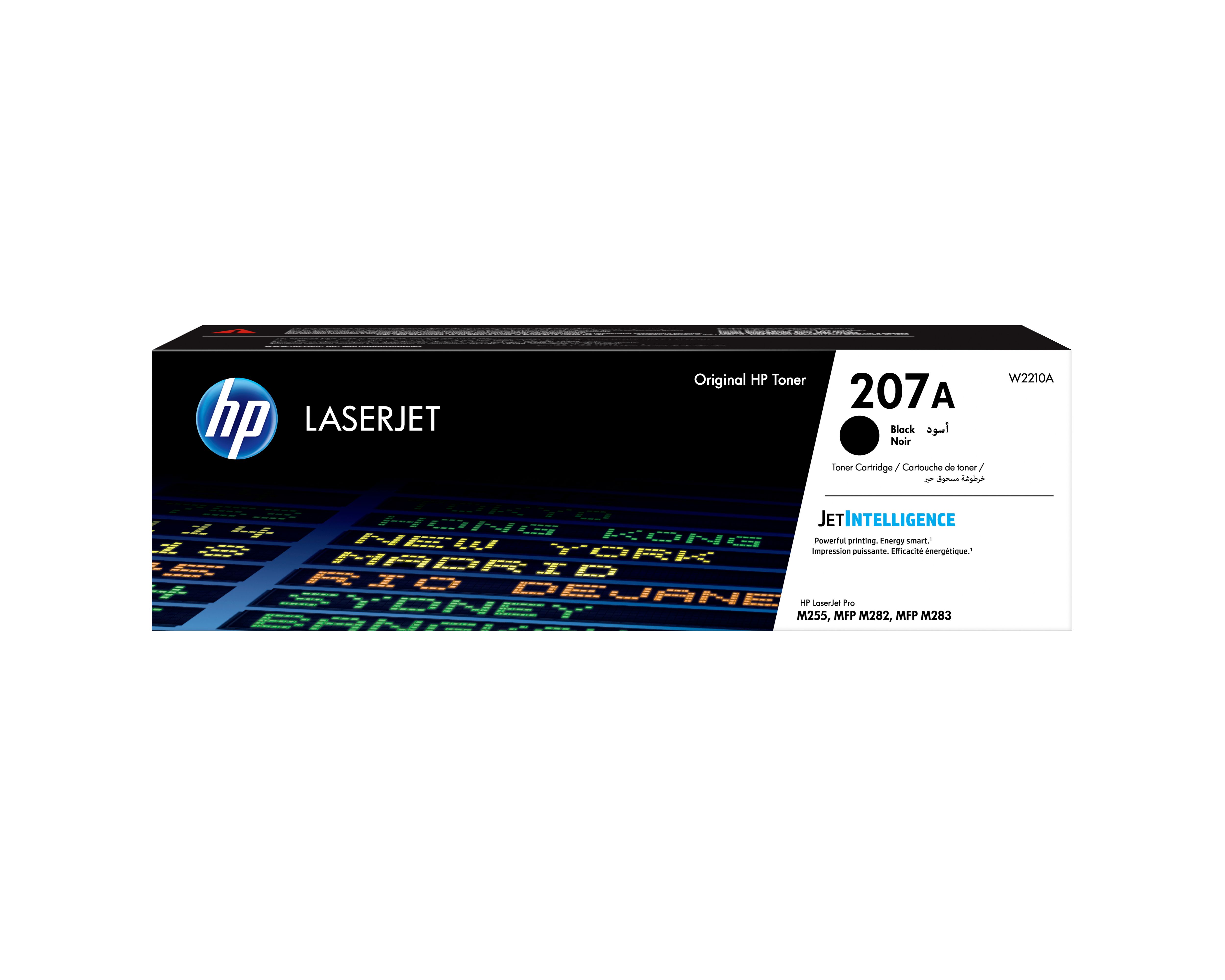 HP 207A Zwarte Originele LaserJet Tonercartridge - 1350 Pagina's - W2210A