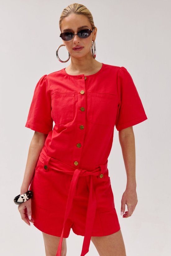 Harper & Yve Jumpsuit Yael Js Hs6p700 326 High Risk Red Dames Maat - M
