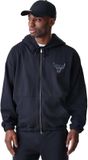 New Era Nba Linear Fz Hoodie Chibul - Zwart - Heren - Maat S