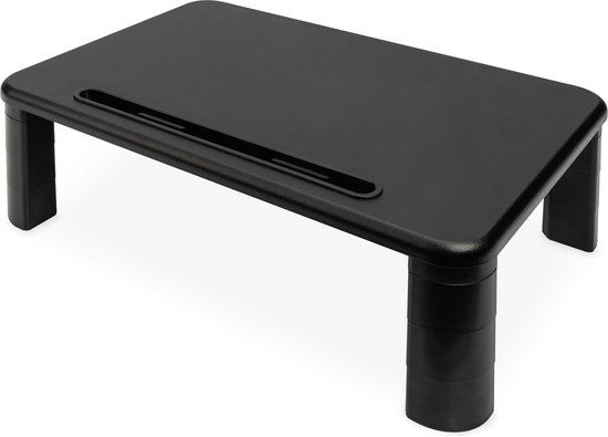 DIGITUS Ergo Monitorverhoger - Zwart - Verstelbaar