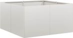 vidaXL Plantenbak 80x80x40 cm roestvrij staal