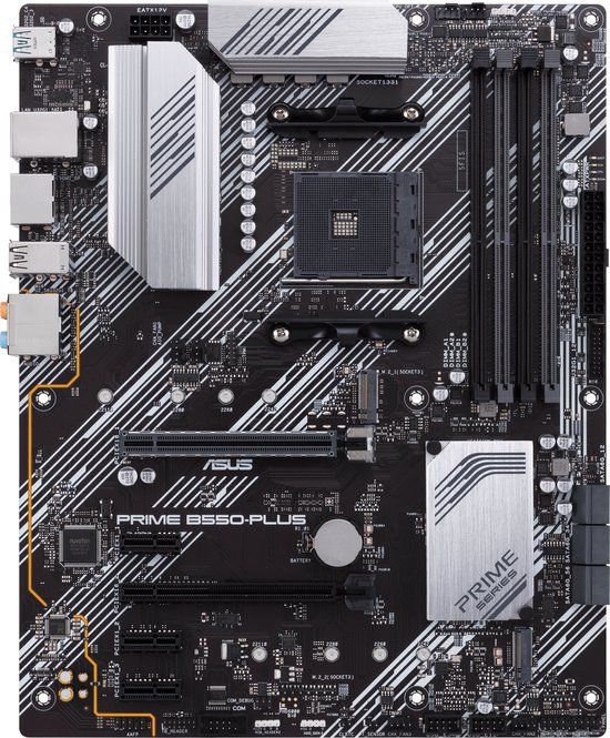 ASUS PRIME B550-PLUS AMD B550 Socket AM4 ATX Motherboard