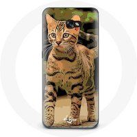 Maniacase Etui voor Samsung Galaxy A5 Bengaals Cartoon Cat Race