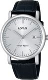 Lorus Montre à quartz analogique pour femme avec bracelet en cuir RG839CX5, argent, bracelets.