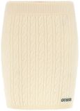 Guess Vrouwenrok Lavinia Kort Polyester Duif Wit L