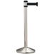 Manutan Expert Poteau chromé avec sangle - 2 m - Aluminium