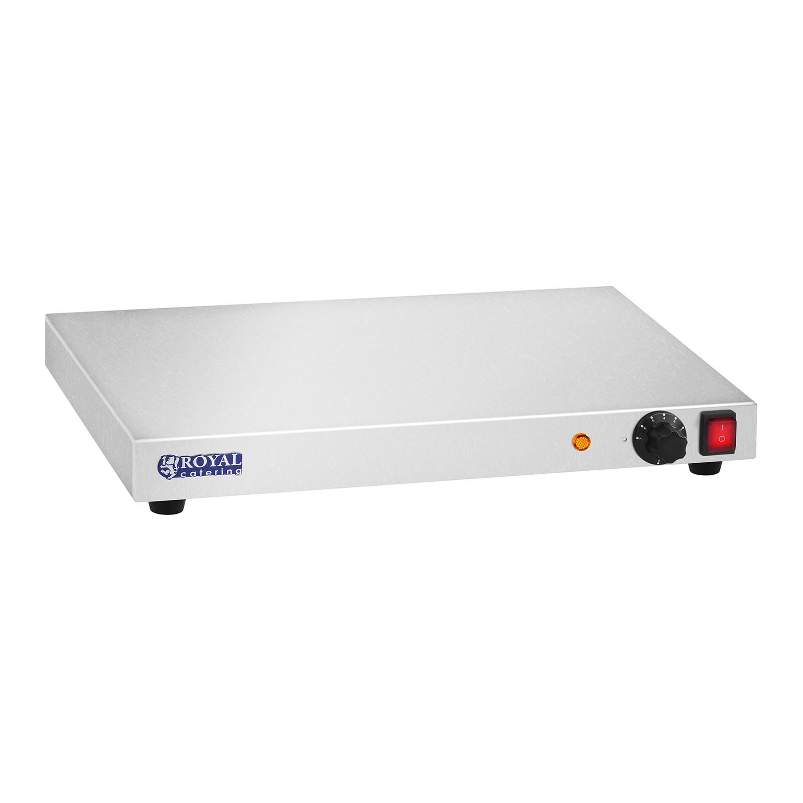 Royal Catering Warmhoudplaat - 250 W - Roestvrij - 50 cm