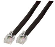 EFB Elektronik K2404SW.2 Telefoonkabel 2 m Zwart