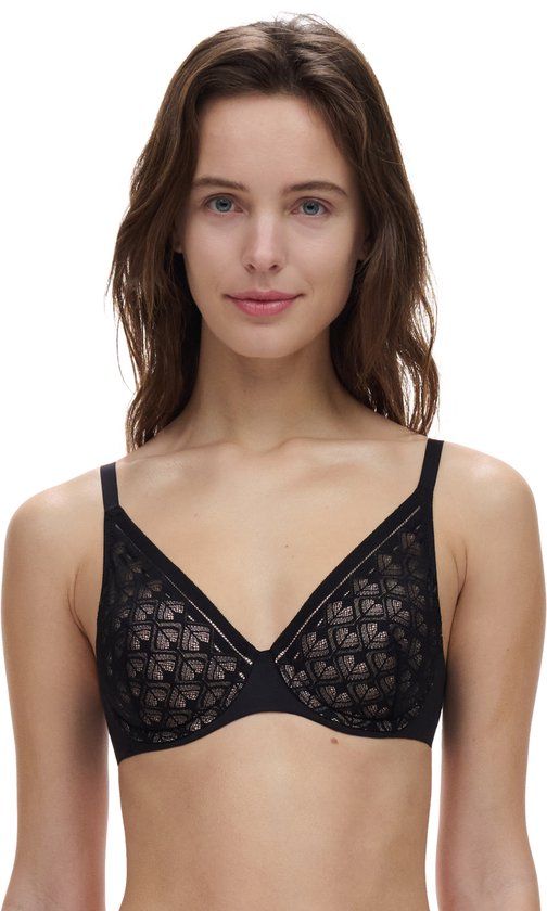 Chantelle EasyFeel Ace Dames Voorgevormde Beugel BH Zwart