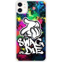 Apple iPhone 11 Swag or die Verstevigd hoesje met sublimatie bedrukking