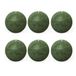 Spaas 6x Rustieke Balkaars 80 mm 24u, Donkergroen