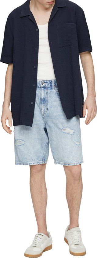 Q/S designed by Men's Shirt - 5884 BLUE - Size M