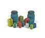 Vallejo SC211 1/35 moderne plastic vaten 2, 10 stuks modelbouwset, verschillend