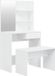 vidaXL Kaptafelset Hoogglans Wit 74,5x40x141 cm