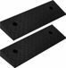 vidaXL - Oprijhulpen - 2 stuks - 50x17,5x5 cm - Rubber - Zwart