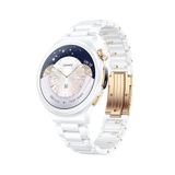 HUAWEI WATCH 6 Pro 43mm Smartwatch, eSIM, NFC, GPS, met iOS en Android, Blanc