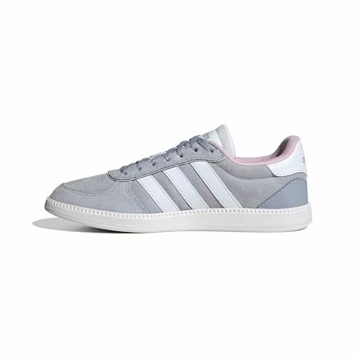 adidas Dames Breaknet Sleek Shoes, Halo Silver/Ftwr White/Grey Two, 39 1/3 EU