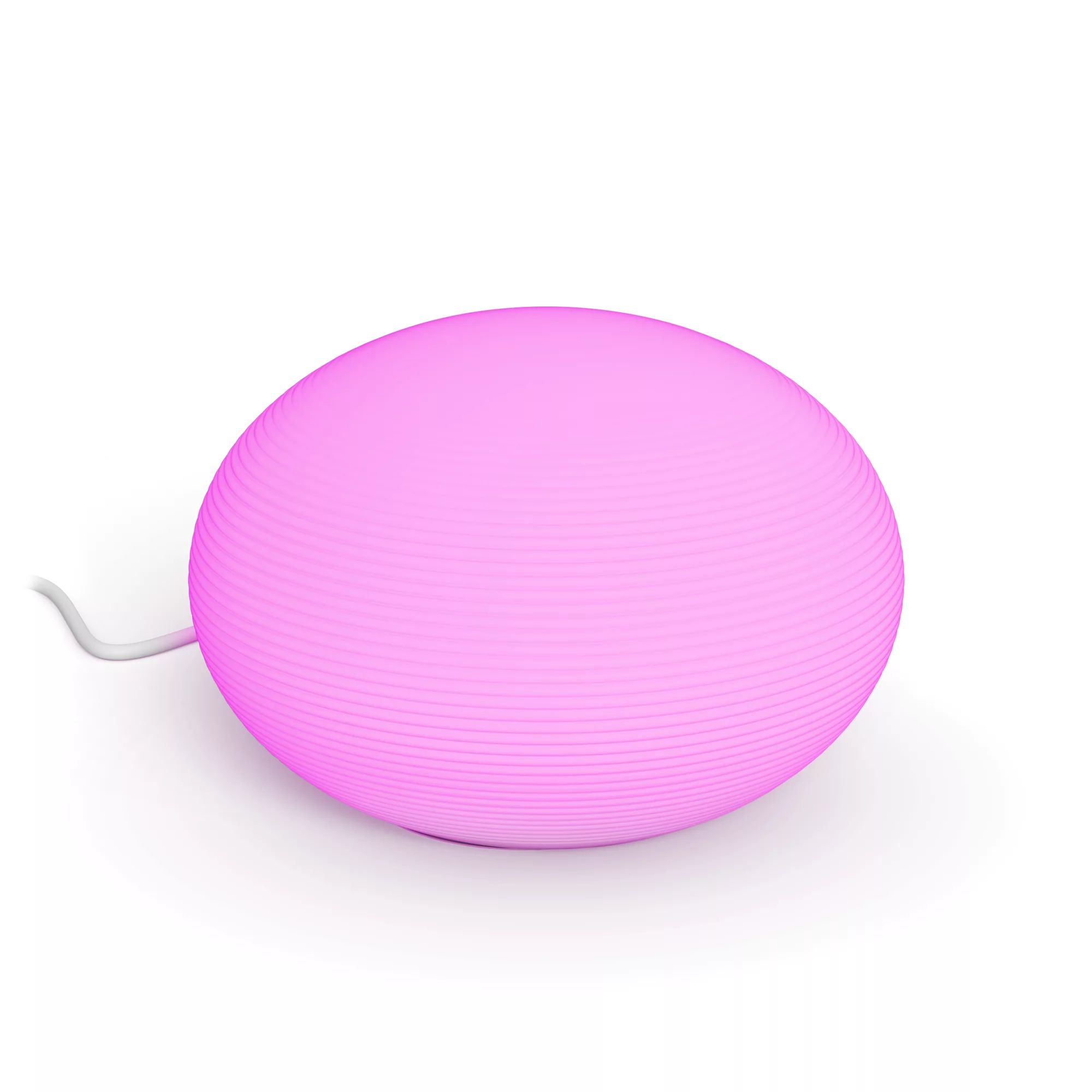 Philips Hue Flourish Smart Table Lamp - White Glass - Bluetooth/Zigbee - E27 - Multi Color - 1100 lm - D