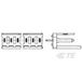 TE Connectivity Male header (standaard) Aantal rijen: 1 Aantal polen per rij: 1 280615-1 1 stuk(s) Piece