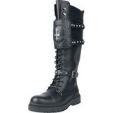 Gothicana by EMP Gothic Laarzen - Countess Bathory Kunstleder Stiefel - EU39 tot EU46 - voor Mannen - zwart