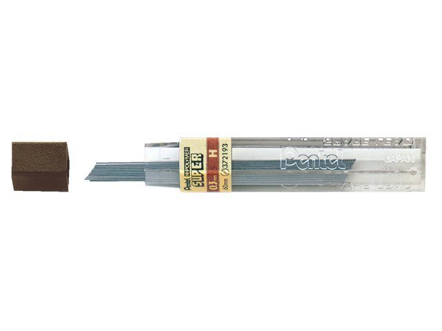 Pentel Potloodstift 0.3mm zwart per koker H