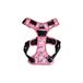 Bobby Camouflage Comfort Hondenharnas, ruglengte 32 cm, met dubbele ring van metaal, kleur camouflage roze, maat L/borstomvang 56-73 cm